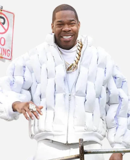 Busta Rhymes Macy’s Day Parade 2025 White Jacket