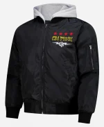 CM Punk Hooded Bomber Jacket - Black