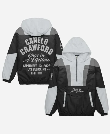 Canelo vs Crawford Once In A Lifetime Windbreaker Jacket