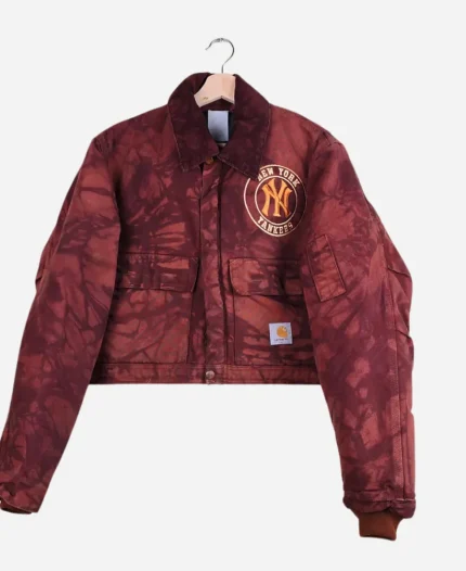 Carhartt X NY Yankees Vintage Camo Cropped Jacket