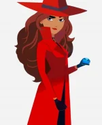Carmen Sandiego Tv Show S02 Red Costume Coat