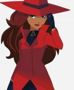 Carmen Sandiego Tv Show Season 02 Red Costume Coat