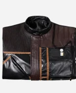 Cassian Andor Black Leather Jacket