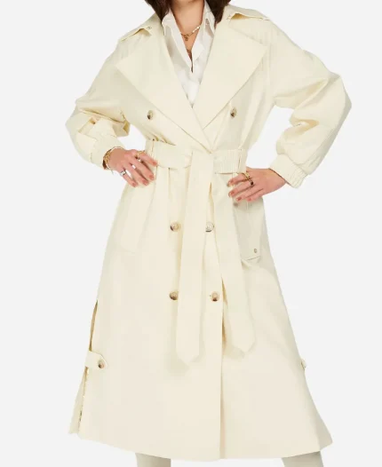 Celine Cream Trench Coat
