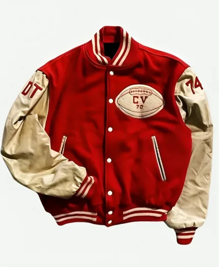 Champion 1970s Red Varsity Jacket