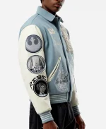 Civil Regime Star Wars Rebellion Blue & White Letterman Varsity Jacket