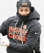 Cleveland Browns NFL Inspire Change 2025 Black Pullover Hoodie