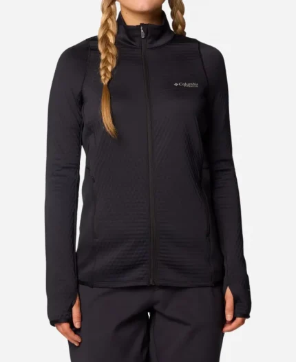 Columbia Crystal Leaf Full Zip black Jacket