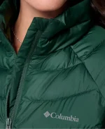 Columbia Powder Lite Green Full Zip Jacket For Women's