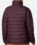 Columbia Powder Lite Maroon Full Zip Jacket