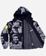 Cough Syrup x Asaali Cartel Black Puffer Jacket