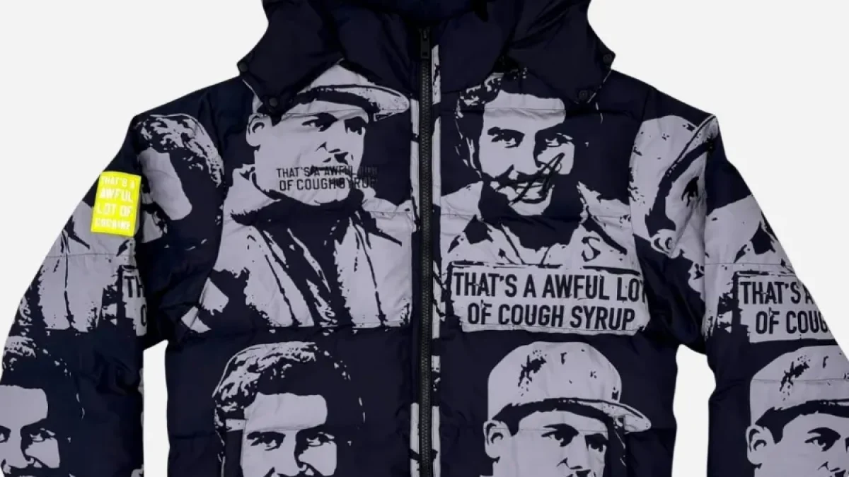 Cough Syrup x Asaali Cartel Pufer Jacket - Black - Jacket Era