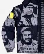 Cough Syrup x Asaali Cartel Puffer Jacket - Black