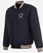 Cowboys JH Design Reversible Varsity Jacket