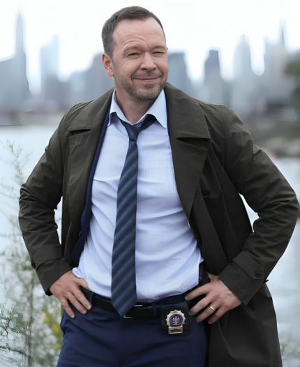 Danny Reagan Series Blue Bloods Donnie Wahlberg Green Wool Coat
