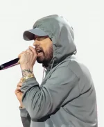 Dark­ness Em­inem 2020 Full Zip Hooded Jacket - Grey