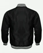 Deacon Black Letterman Varsity Bomber Jacket 