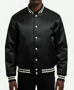 Deacon Letterman Black Varsity Jacket