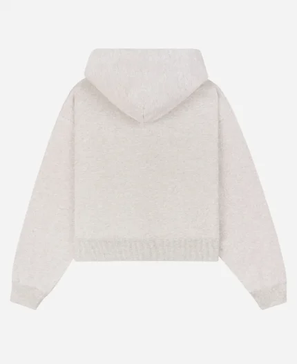 Dodgers Serif Cropped Zip Hoodie