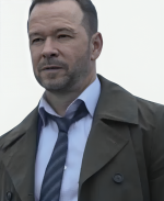 Donnie Wahlberg Blue Bloods Wool Coat - Green