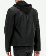 Elliott Movie A Beautiful Life Christopher Leather Jacket - Black