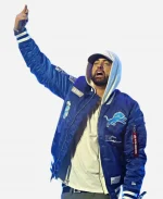 Eminem Lions MA-1 Bomber Jacket - Blue