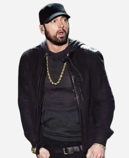 Eminem Oscars Awards Black Jacket