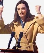 Emma Mackey Brown Coat