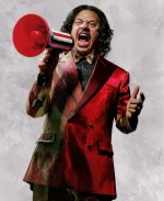 Eric André Film Street Fighter 2026 Don Sauvage Red Blazer