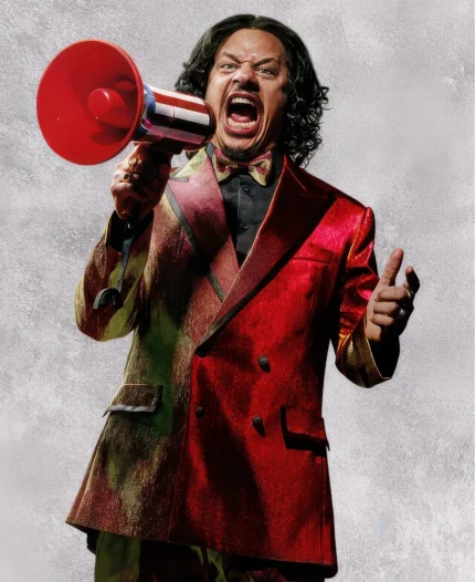 Eric André Film Street Fighter 2026 Don Sauvage Red Blazer