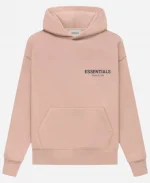 Fear Of God Essentials Pink Hoodie