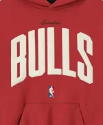 Fear of God Essentials x NBA Chicago Bulls 90’s Red Pullover Hoodie