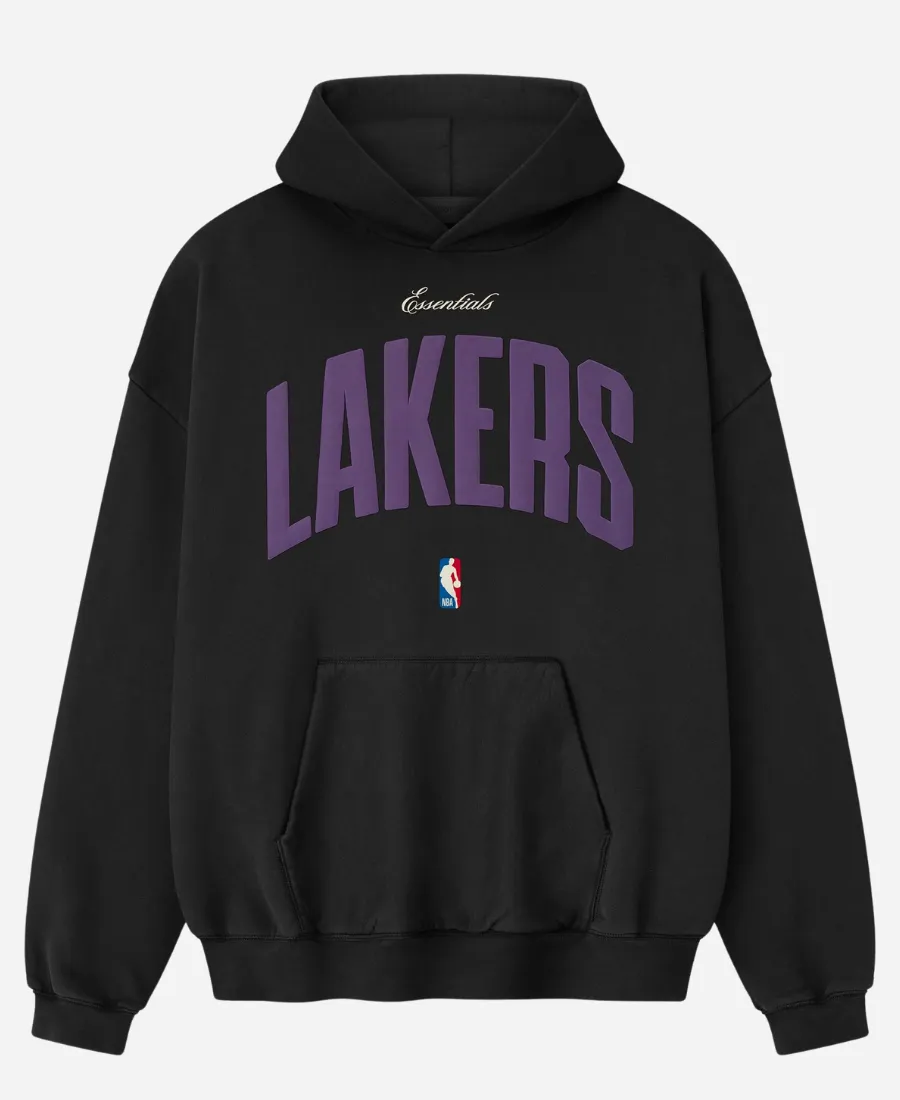 Fear of God x NBA Lakers 90’s Black Hoodie Fear of God x NBA Lakers 90’s Black Hoodie