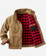 Field Tan ’91 Flannel Lined Waxed Canvas Jacket