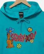 Floral Characters Blue Hoodie