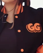 Game Grumps 10th Year Anniversary Black And Orange Varsity Jacket 