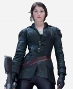 Gemma Arterton Hansel & Gretel Hunters Black Coat