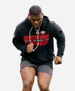 George Kittle San Francisco 49ers 2025 Inspire Change Opportunity Equity Freedom Justice Black Hoodie
