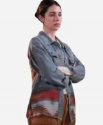 Greys Anatomy S22 Adelaide Kane Print Denim Jacket