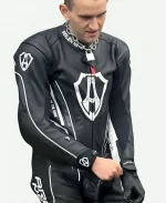 Harry Melling Pillion Black Racer Jacket