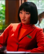 Helen Wang Red Wool Blazer