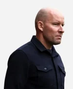 Henrik Pedersen Football Manager Black Wool Jacket