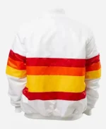 Houston Astros Jacket - White And Orange