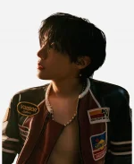 J-Hope Killin’ It Girl Jung Ho-seok Moto Star Leather Jacket