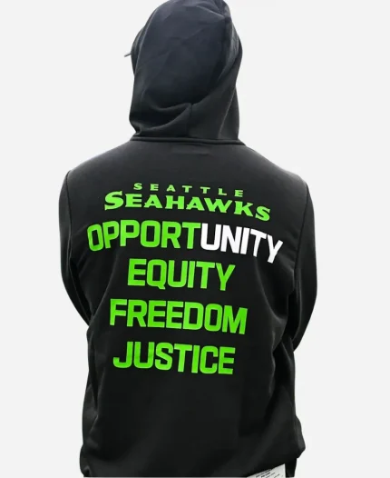 Jaxon Smith-Njigba Seahawks 2025 Inspire Change Black Hoodie
