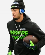 Jaxon Smith-Njigba Seahawks 2025 Inspire Change Hoodie - Black