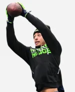 Jaxon Smith-Njigba Seattle Seahawks 2025 Inspire Change Opportunity Equity Freedom Justice Black Hoodie