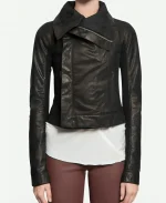 Jennifer Jareau Criminal Minds S10 Black leather Jacket