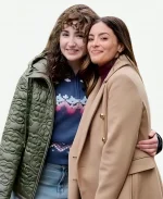 Jenny A Dance in the Snow Green Puffer Hooded Jacket