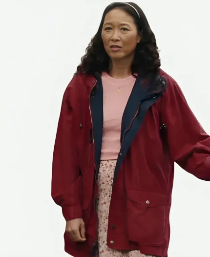 Jenny Chen Joy Ride Red Jacket